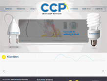 Tablet Screenshot of ccp.com.py